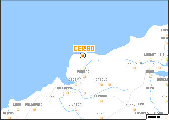 map of Cerbo