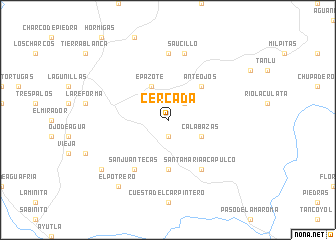 map of Cercada