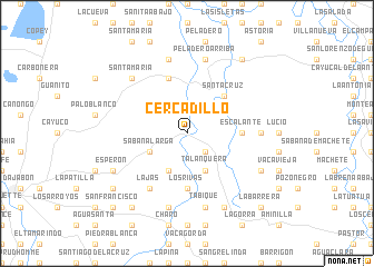 map of Cercadillo