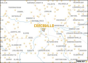 map of Cercadillo