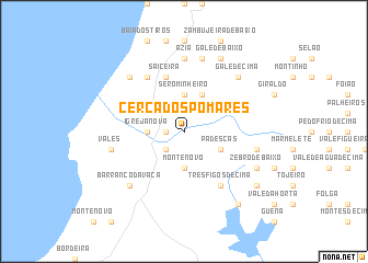 map of Cerca dos Pomares