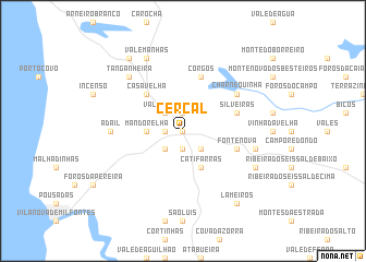 map of Cercal