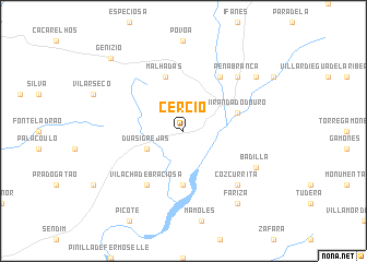 map of Cércio