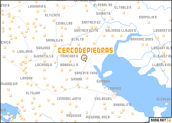 map of Cerco de Piedras