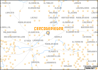 map of Cerco de Piedra