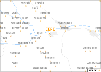 map of Cerc