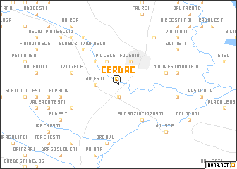 map of Cerdac