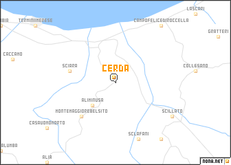 map of Cerda