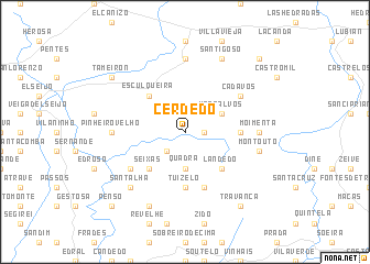 map of Cerdedo