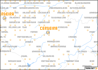 map of Cerdeira