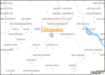 map of Cerdomare