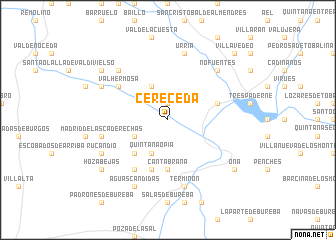 map of Cereceda