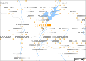 map of Cerecedo