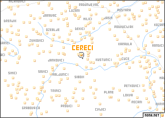 map of Cereci