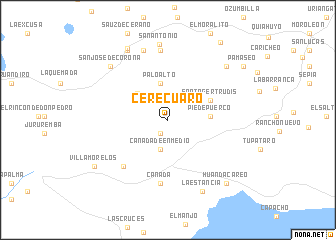 map of Cerécuaro