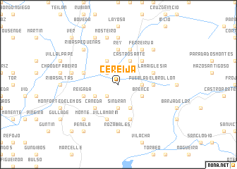 map of Cereija