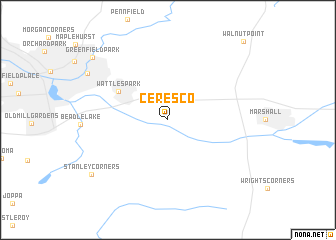 map of Ceresco