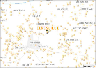 map of Ceresville