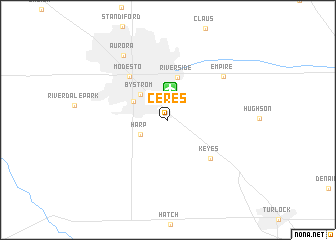 map of Ceres