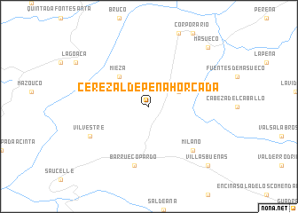 map of Cerezal de Peñahorcada