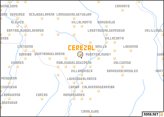 map of Cerezal