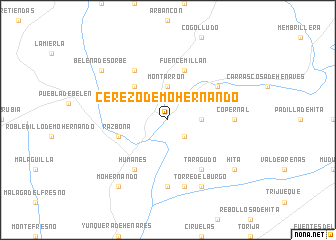 map of Cerezo de Mohernando