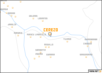 map of Cerezo