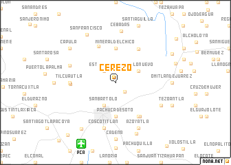 map of Cerezo