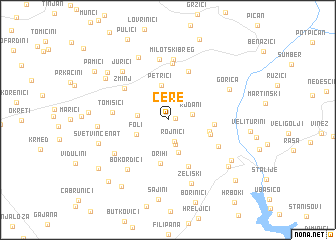 map of Cere