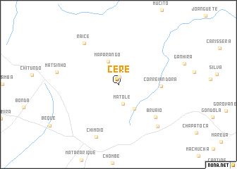 map of Cére