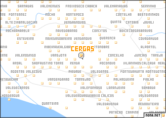 map of Cergas