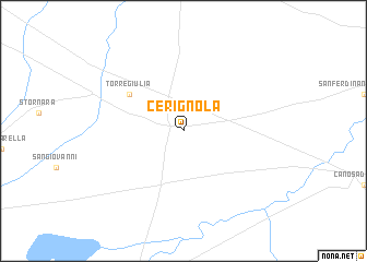 map of Cerignola