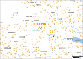 map of Cerik