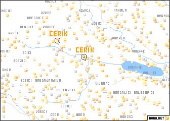 map of Cerik