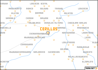 map of Cerillos