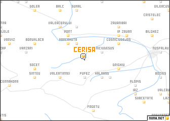 map of Cerişa