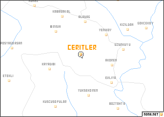 map of Ceritler