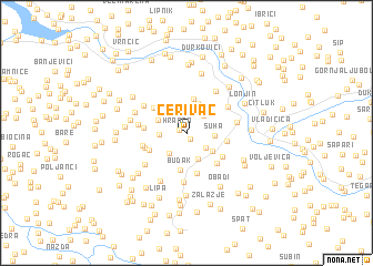 map of Cerivac