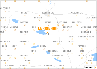 map of Cerkiewnik