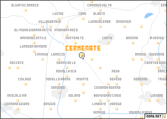 map of Cermenate