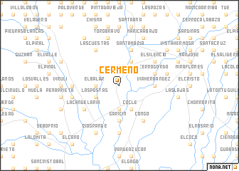 map of Cermeño