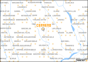 map of Cermeño