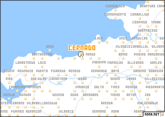 map of Cernado