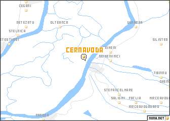 map of Cernavodă