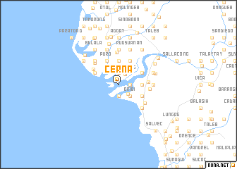 map of Cerna