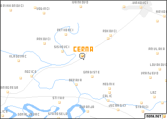 map of Cerna