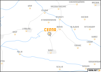 map of Cerna