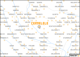 map of Cernelele