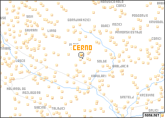 map of Cerno