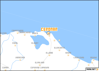 map of Ceronar